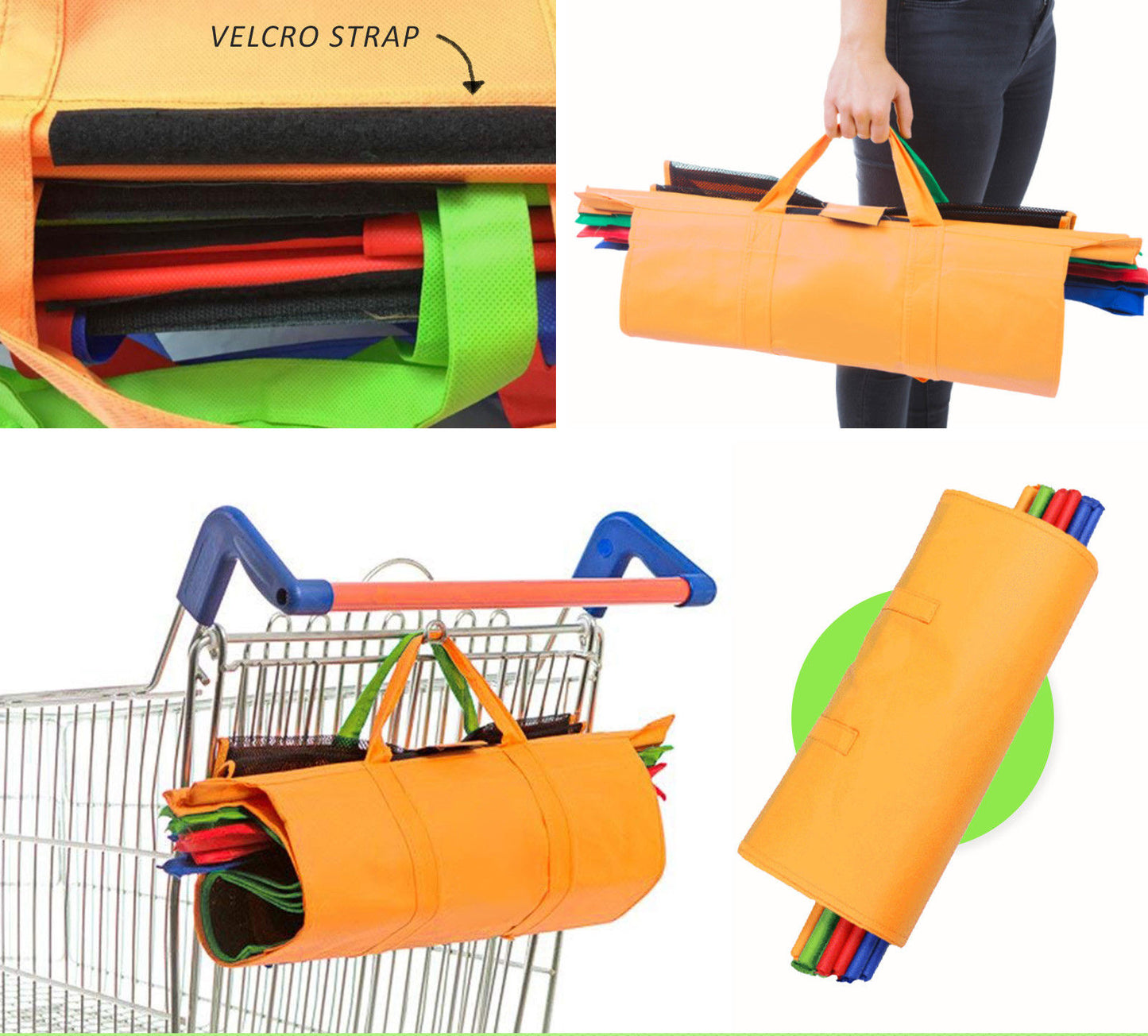Shopping Trolley Bags x4 - Home Insight