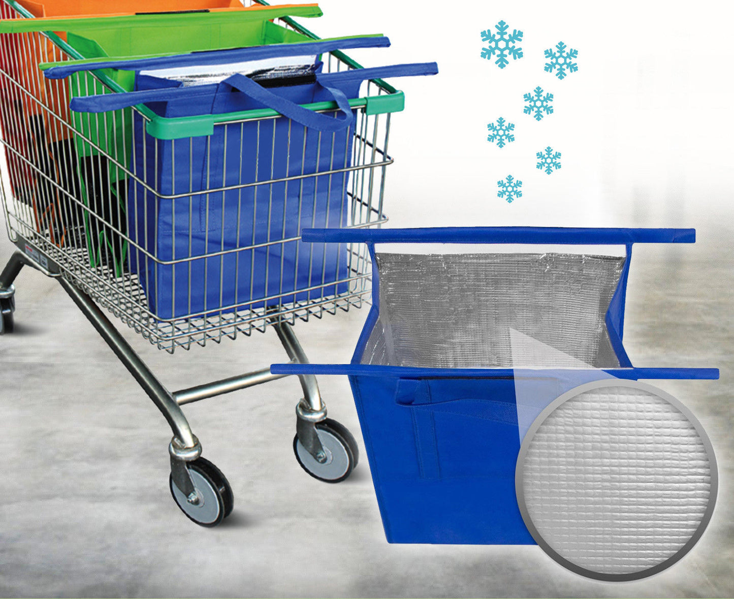 Shopping Trolley Bags x4 - Home Insight