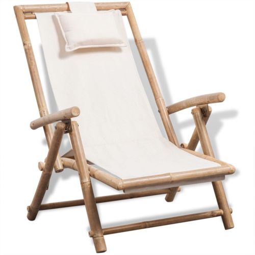 Bamboo Deck Chair - Home Insight