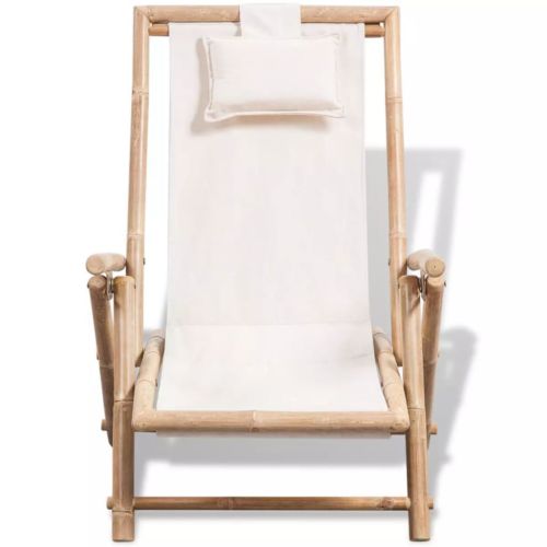 Bamboo Deck Chair - Home Insight