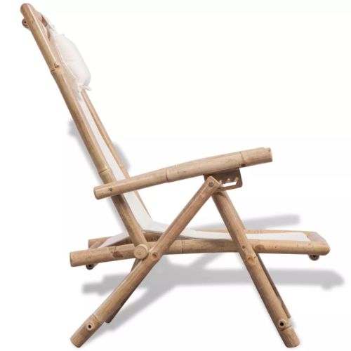 Bamboo Deck Chair - Home Insight