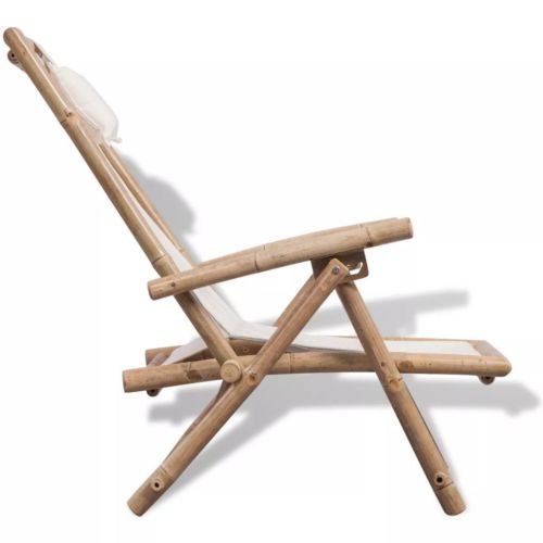 Bamboo Deck Chair - Home Insight