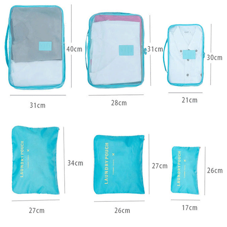 Travel Storage Bags (Set of 6) - Home Insight