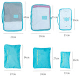 Travel Storage Bags (Set of 6) - Home Insight