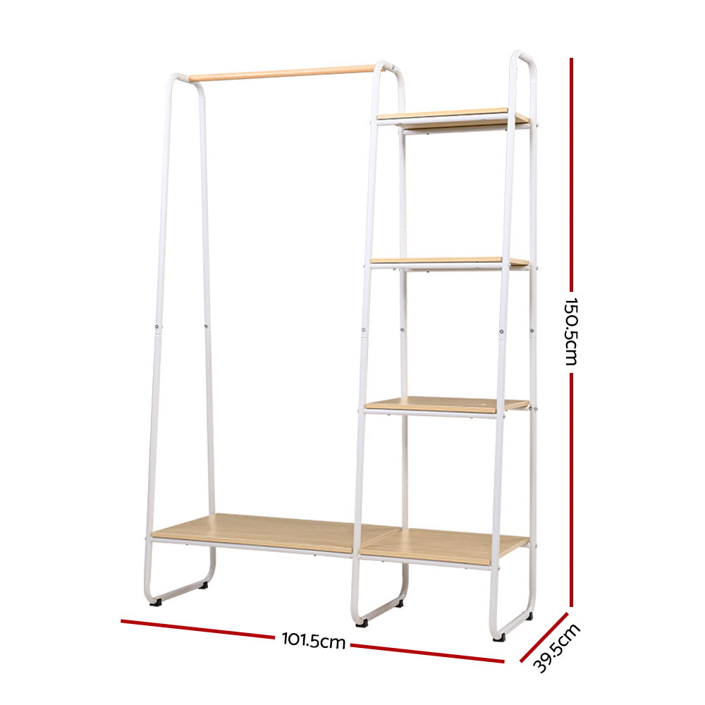 Wardrobe Clothes Rack 150cm