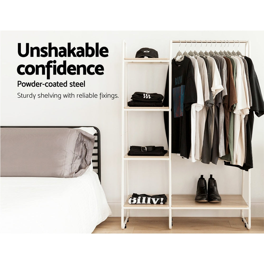 Wardrobe Clothes Rack 150cm