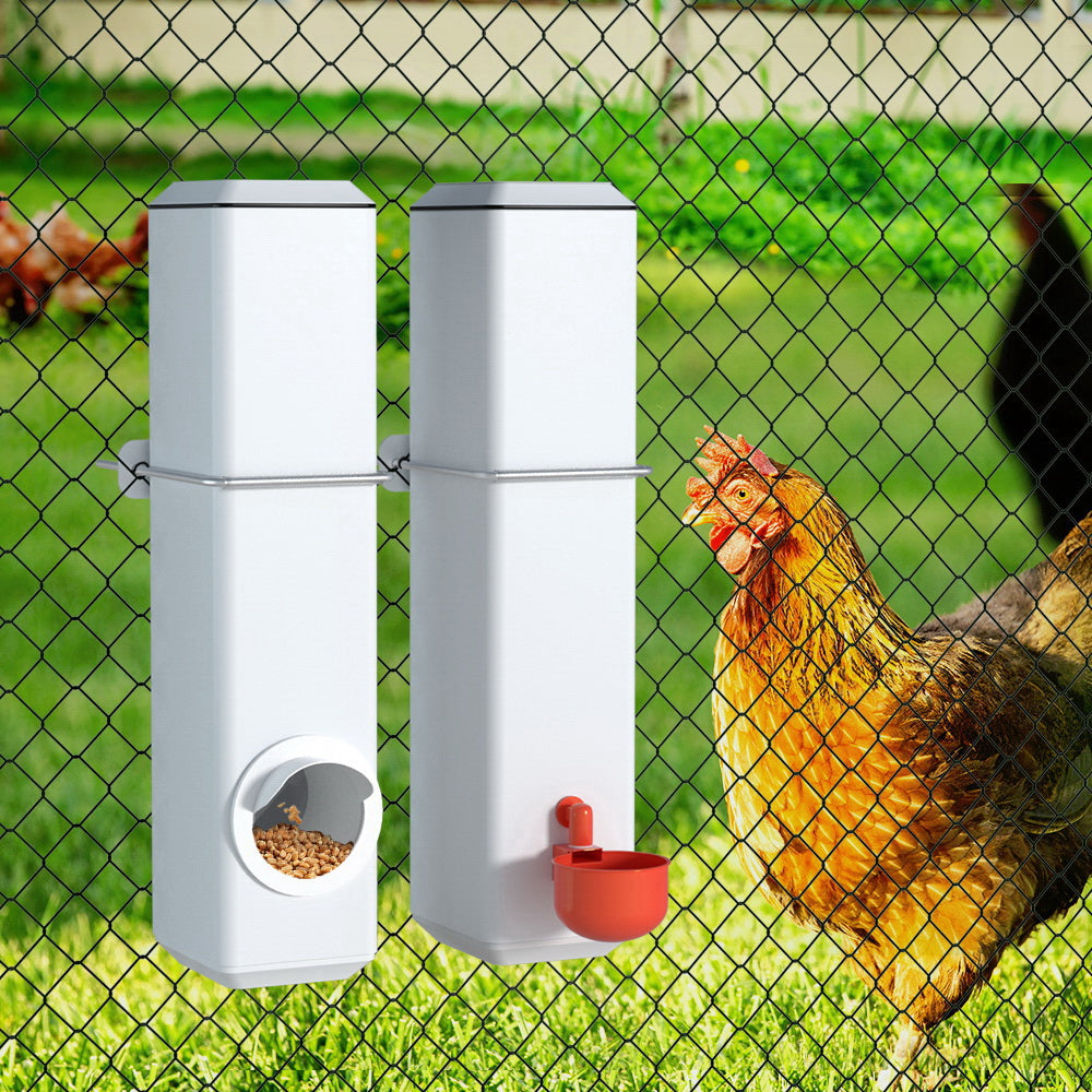 Automatic Chicken Feeder and Water Dispenser