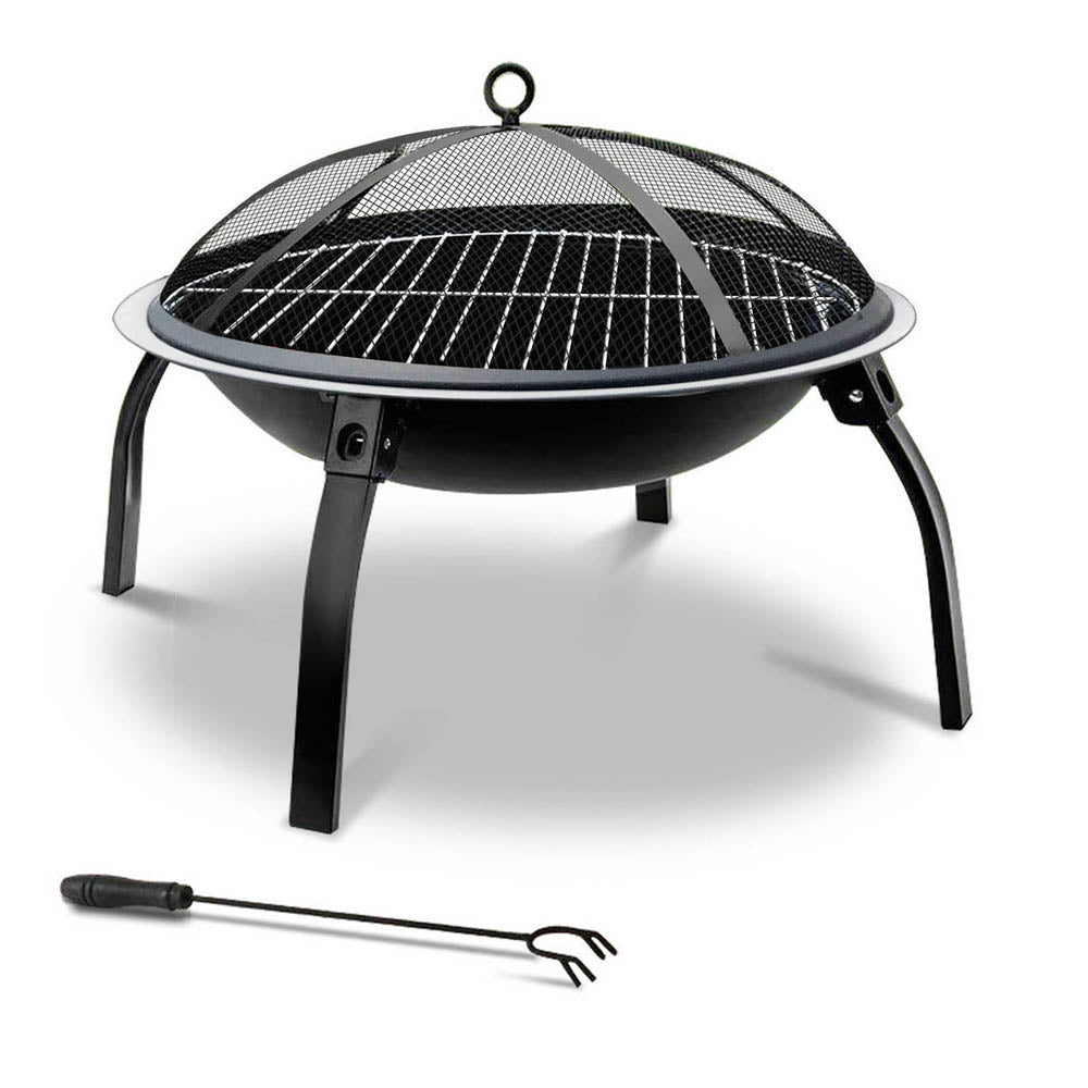 Portable Fire Pit and Grill 22"