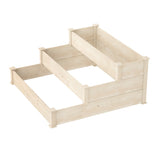 3-Tier Wooden Elevated Planter Box