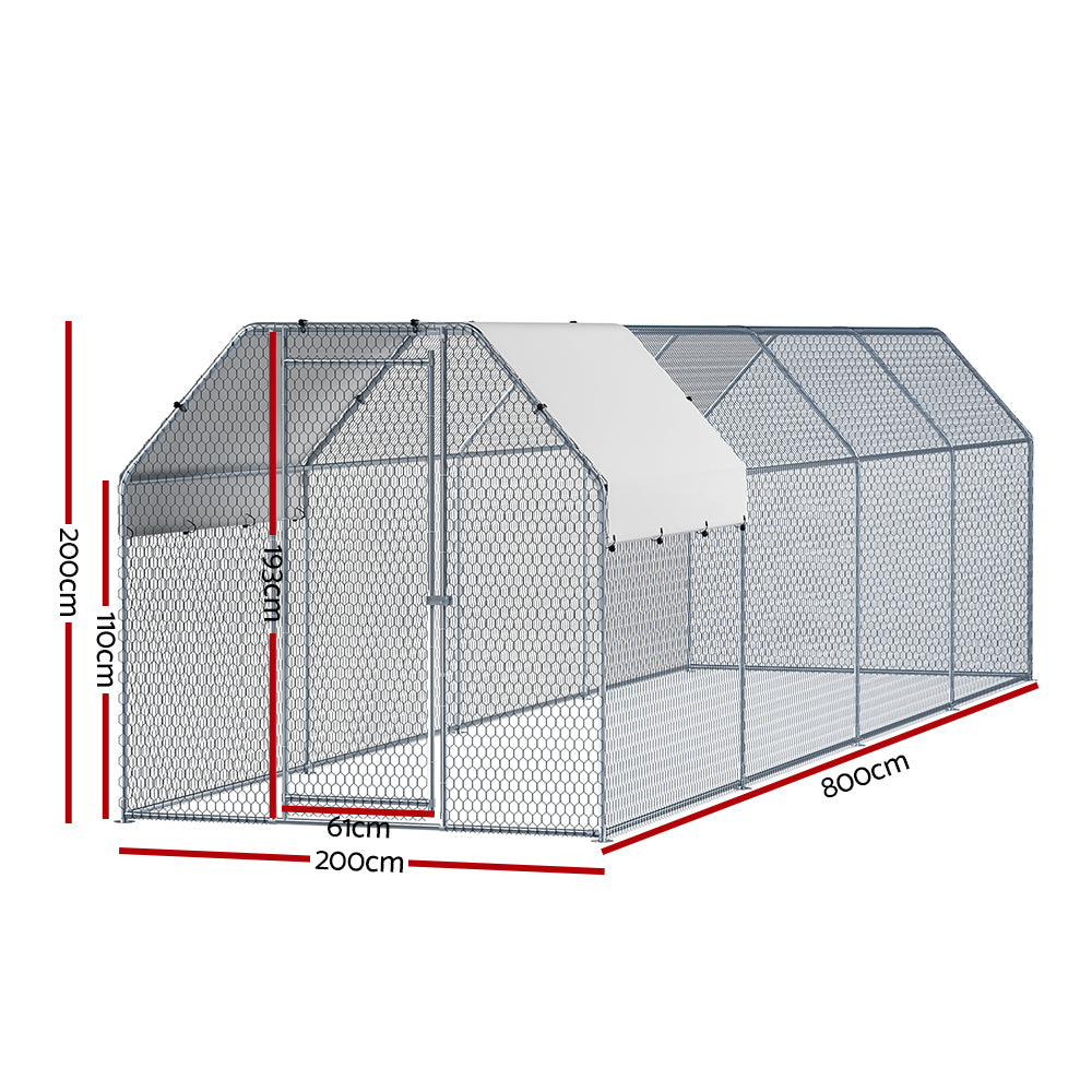 Weather Protective Chicken Fence