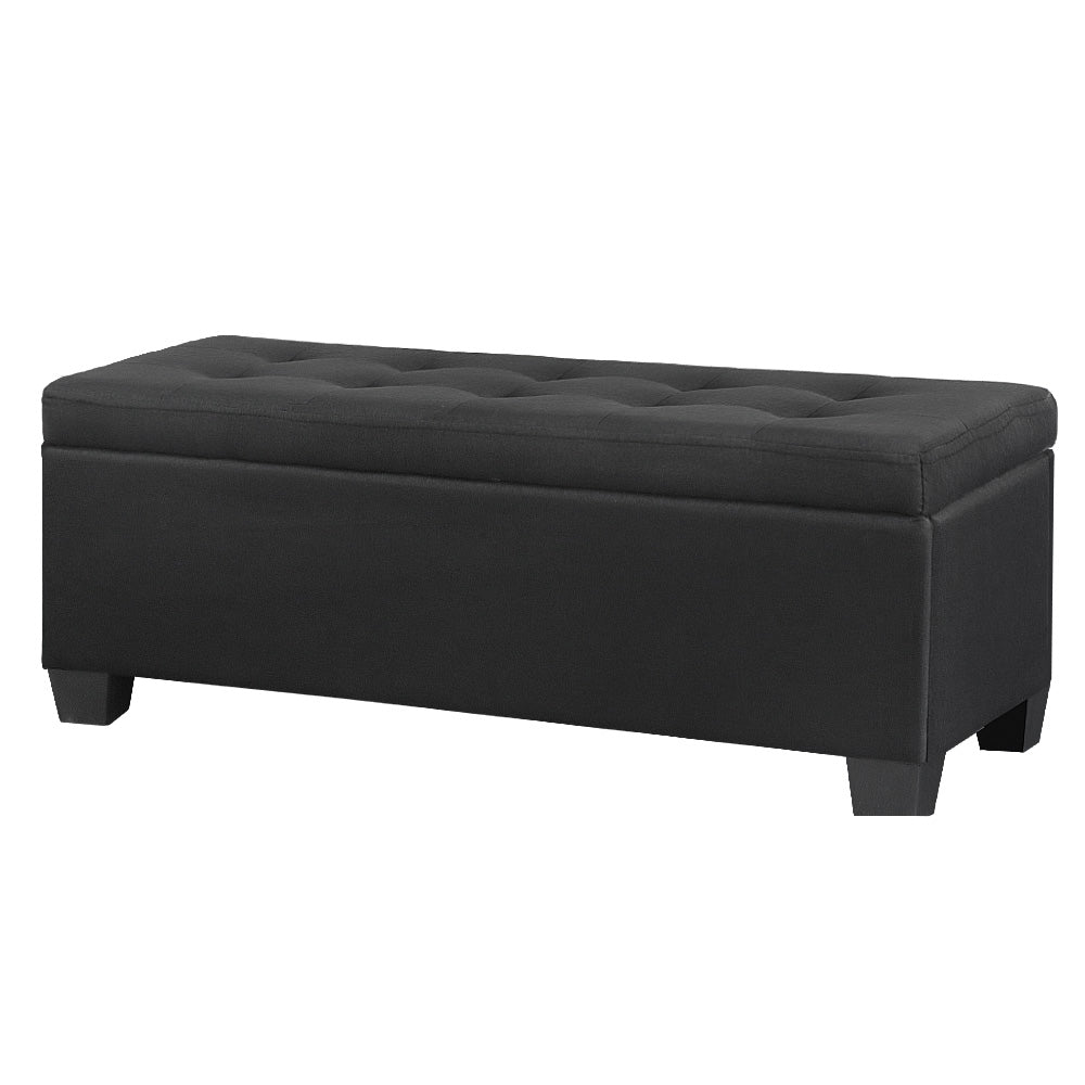 Storage Ottoman Bench 97cm Linen, 4 Colours