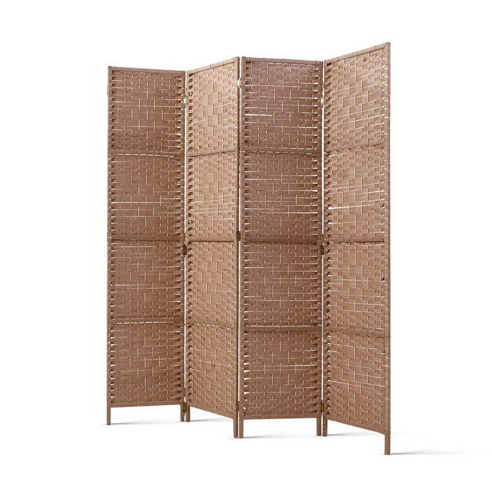 Timber Room Divider - 4/6/8 Panels (Woven)