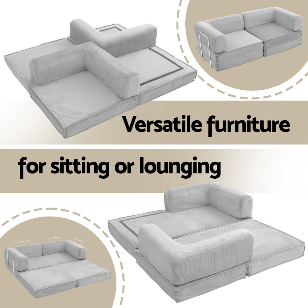 Convertible 2 Seater Sofa Bed | Compressed Memory Foam Couch