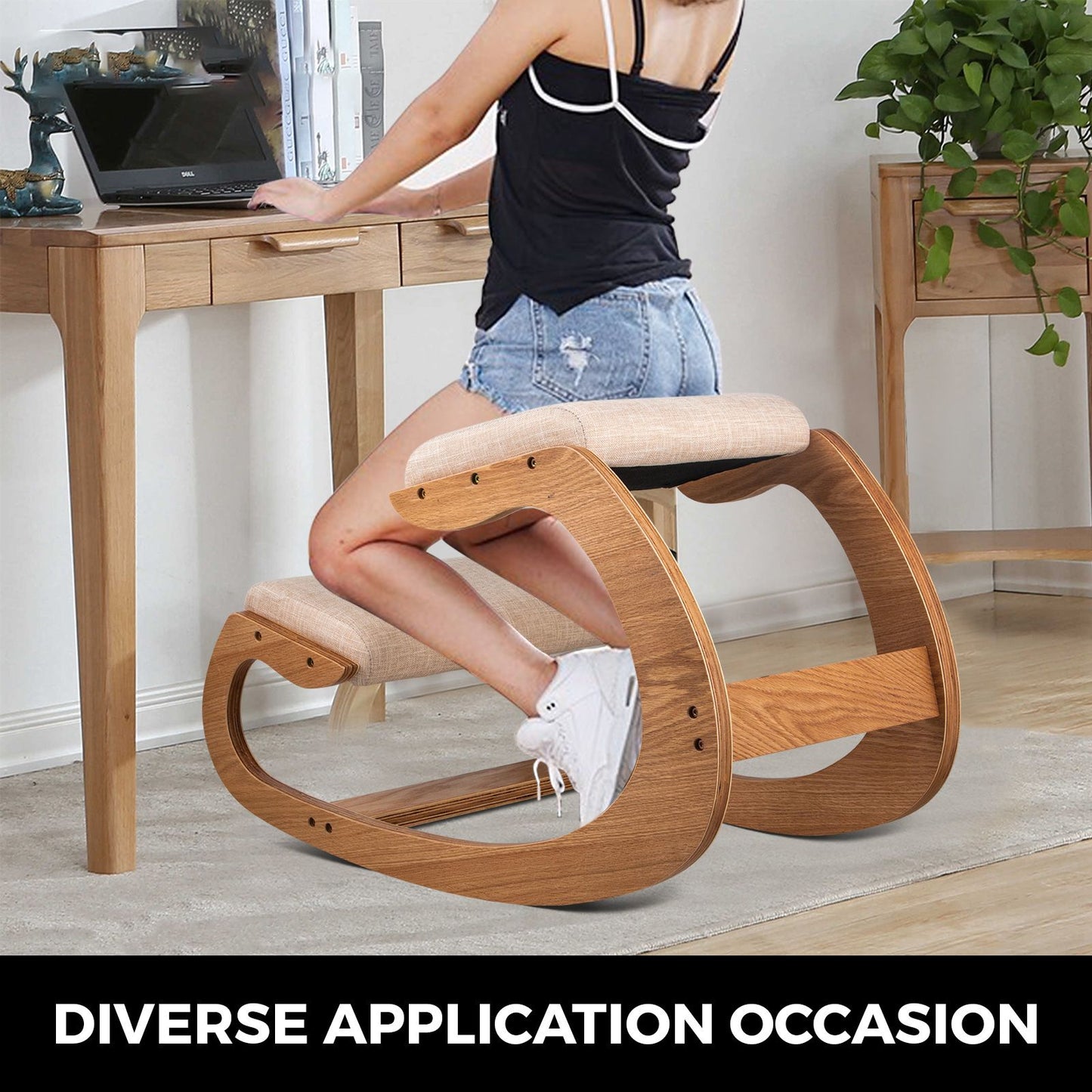 Wooden Ergonomic Kneeling Chair