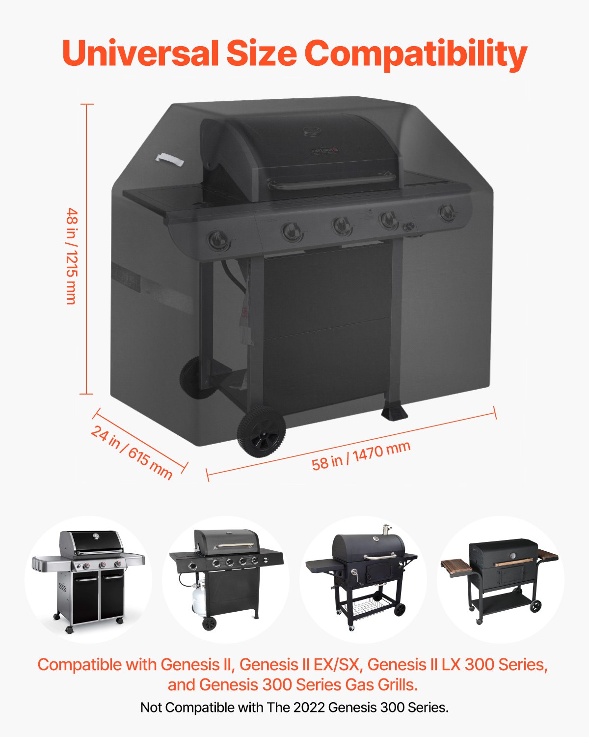 Premium Heavy Duty BBQ Cover