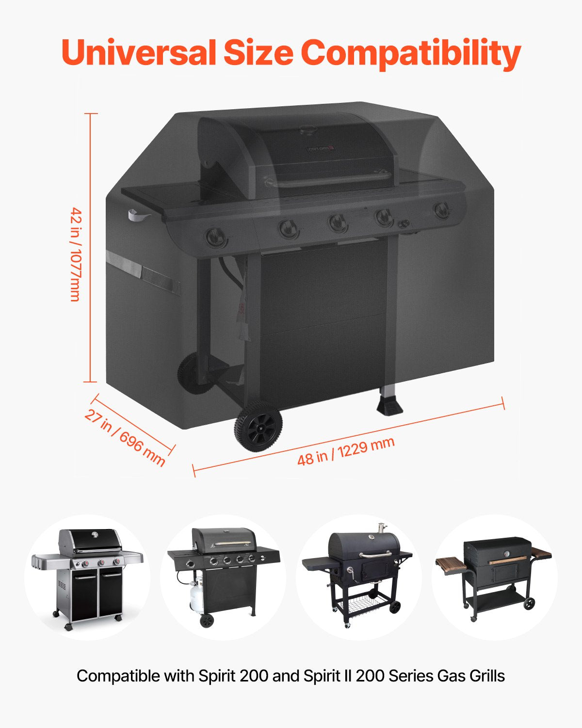 Premium Heavy Duty BBQ Cover