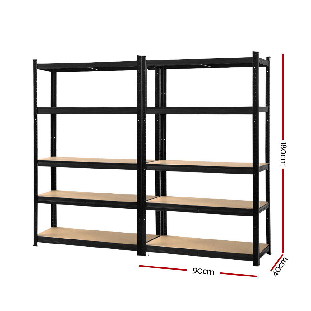 Heavy-Duty 5-Tier Steel Storage Shelf Rack