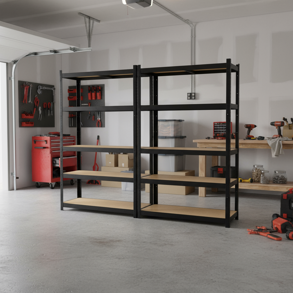 Heavy-Duty 5-Tier Steel Storage Shelf Rack
