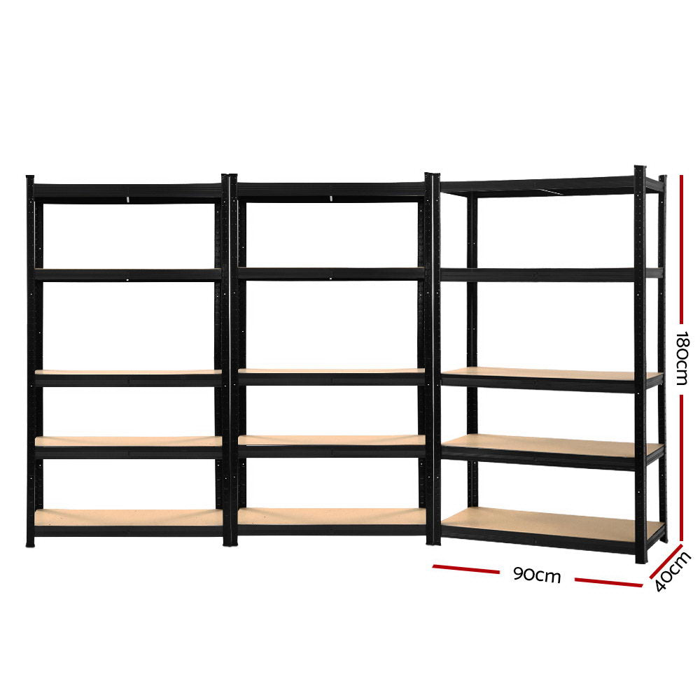 Heavy-Duty 5-Tier Steel Storage Shelf Rack
