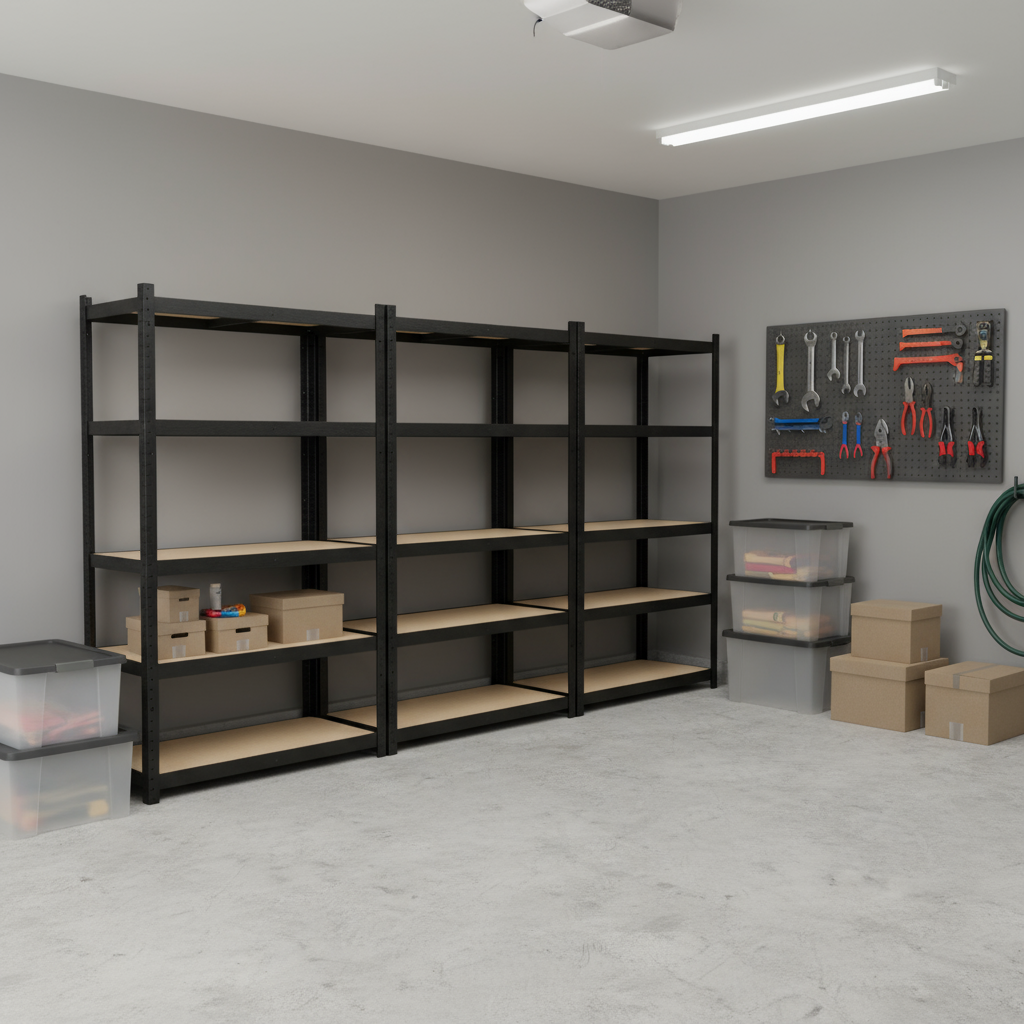 Heavy-Duty 5-Tier Steel Storage Shelf Rack