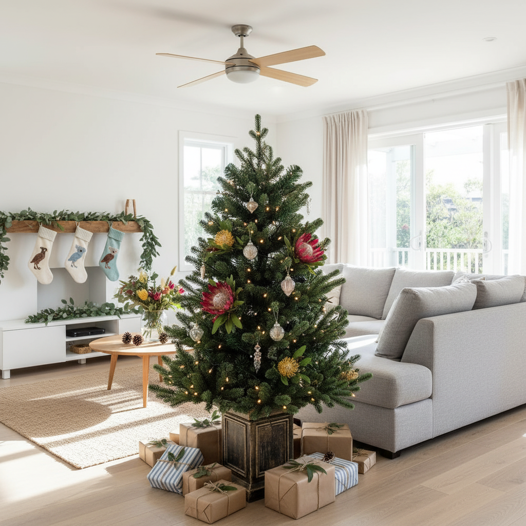 1.2m LED Potted Christmas Tree | 8 Light Modes