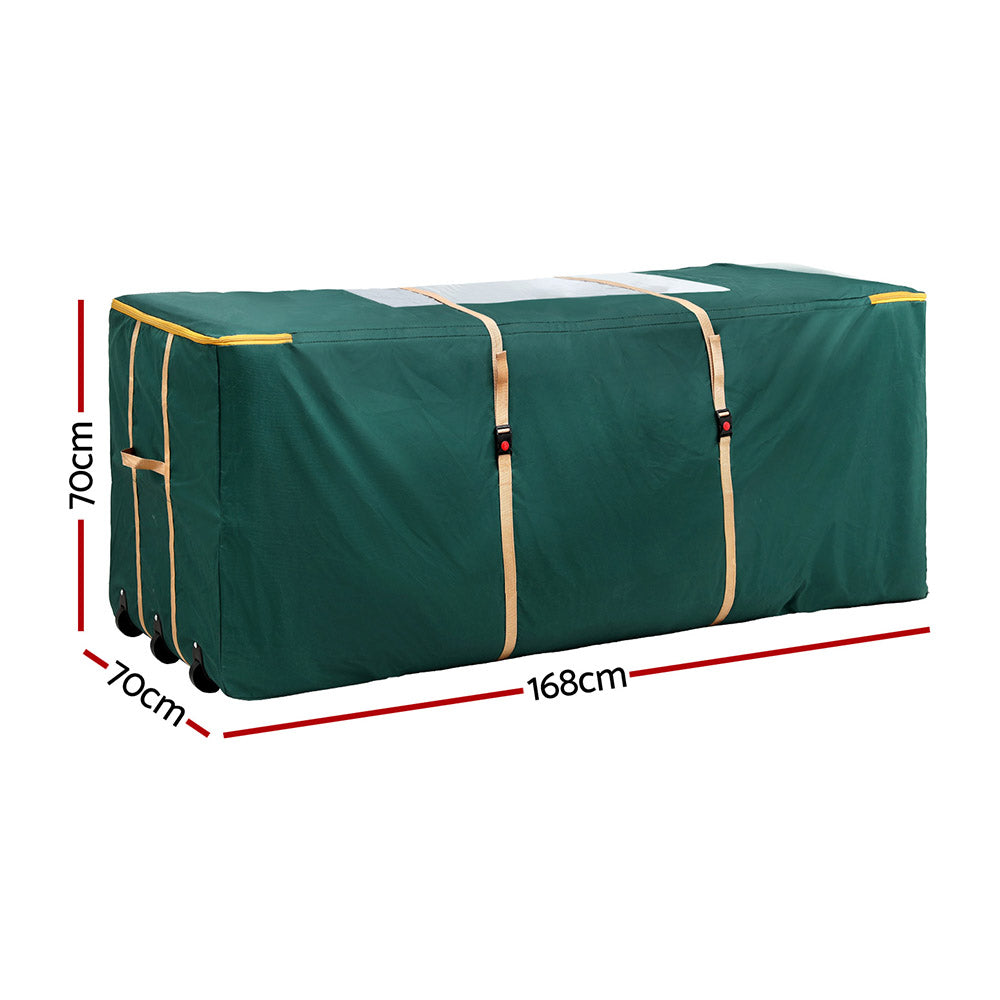 Christmas Tree Storage Bag for Trees up to 10ft with Handles & Wheels