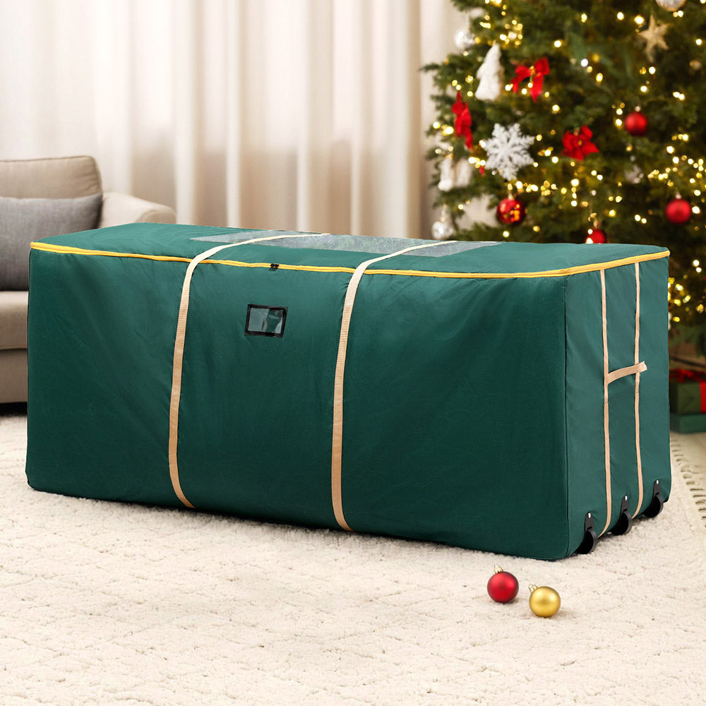 Christmas Tree Storage Bag for Trees up to 10ft with Handles & Wheels