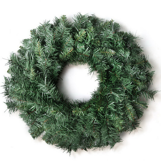 60cm Green Christmas Wreath Garland for Doors, Walls & Windows