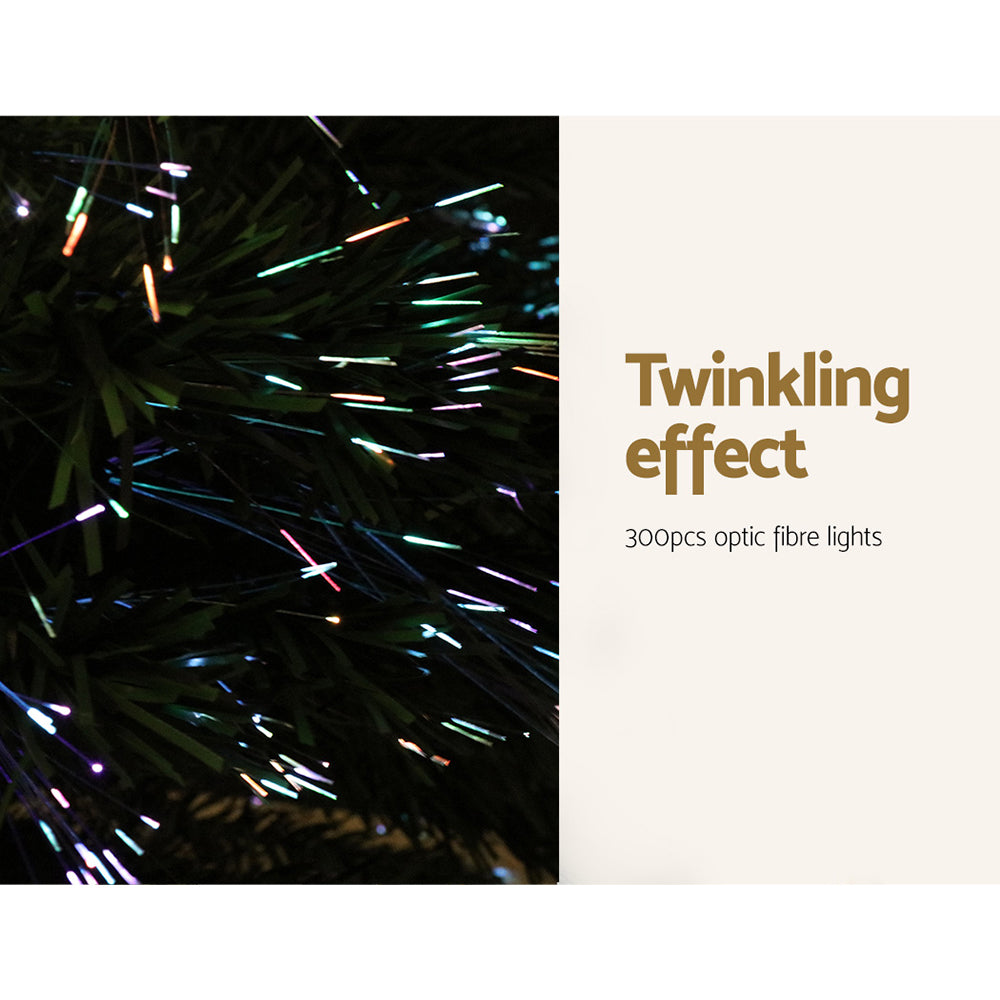 6ft Optic-Fibre LED Christmas Tree | Multi-Colour Lights