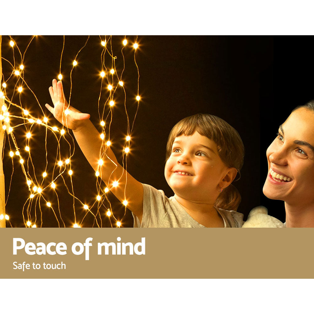 2.1m 600 LED Solar Artificial Christmas Tree for Outdoor Displays