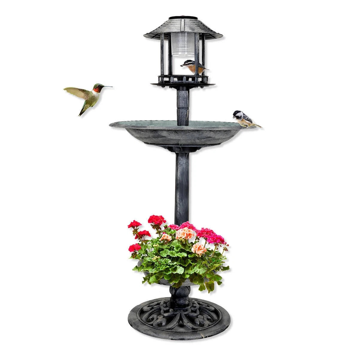 Bird Bath with Solar Light