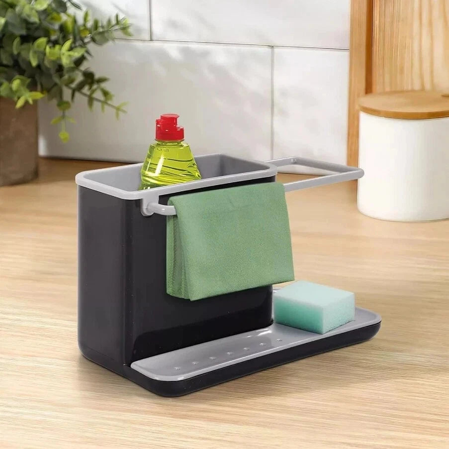 Kitchen Sink Caddy Organiser with Removable Drain Tray