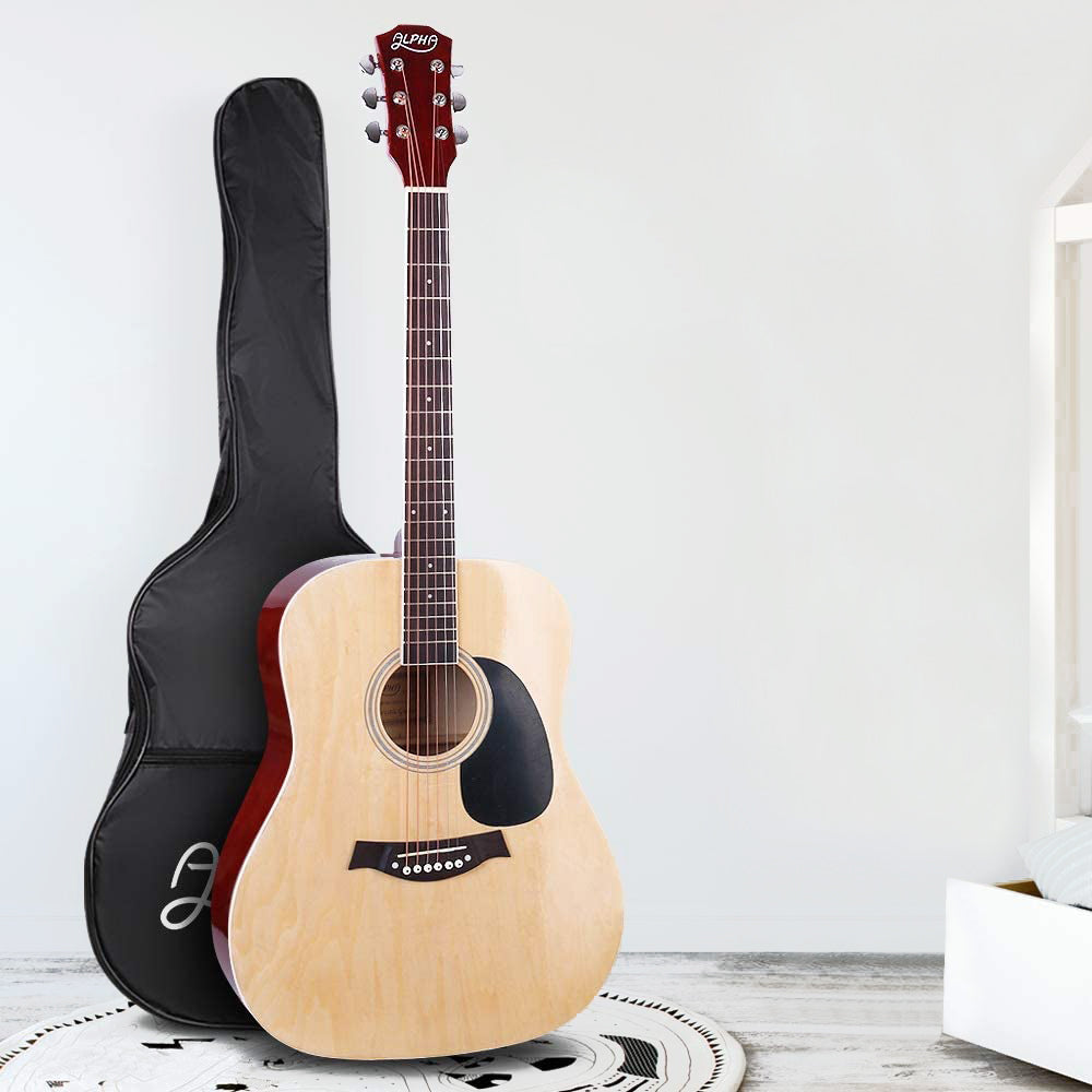 Alpha Wooden Acoustic Guitar - Home Insight