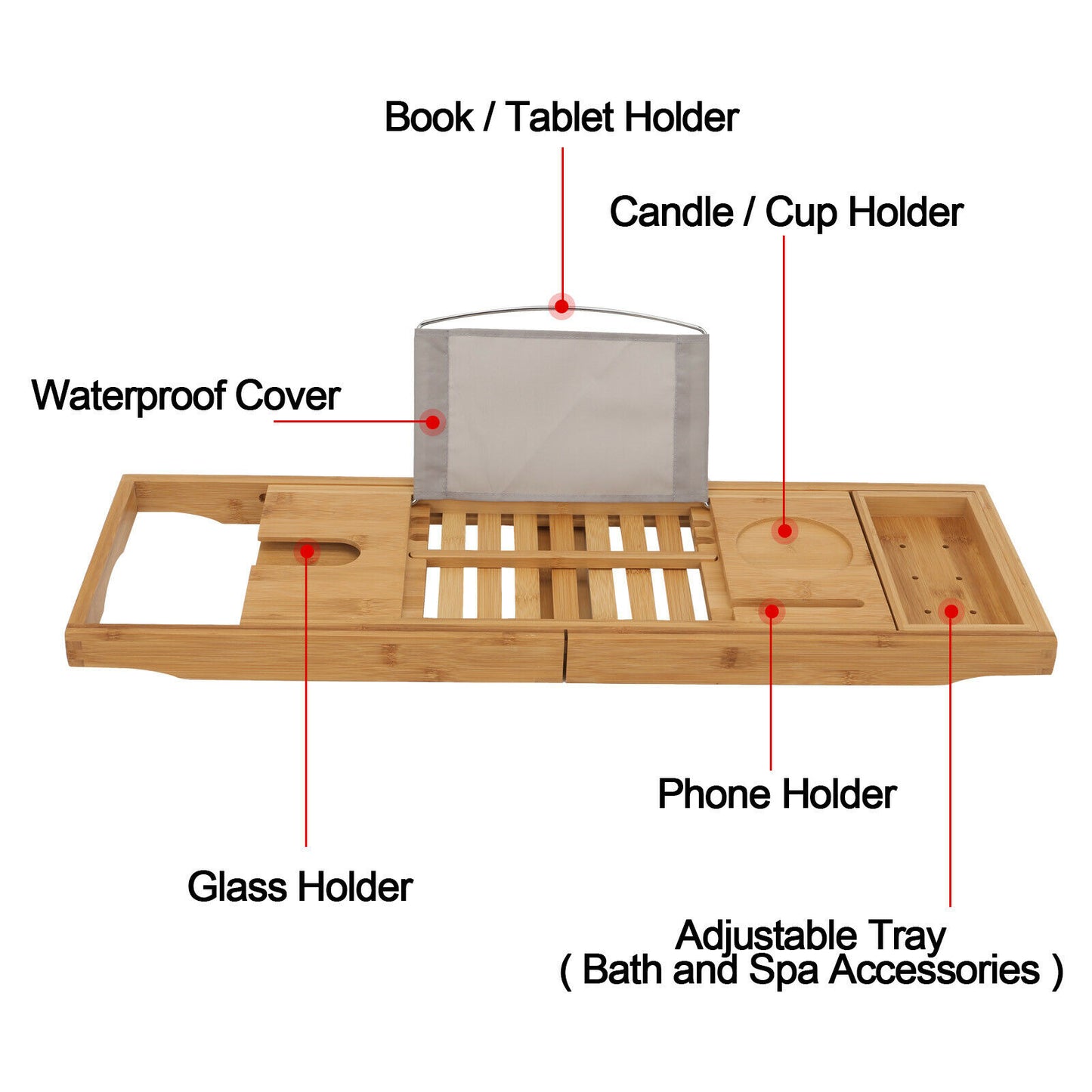 Bamboo Bath Table