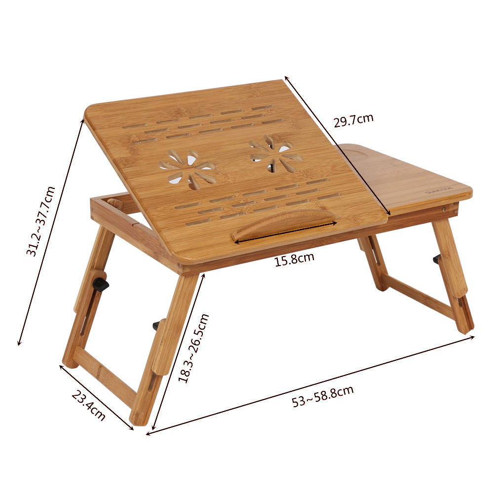 Bamboo Laptop Table - Home Insight