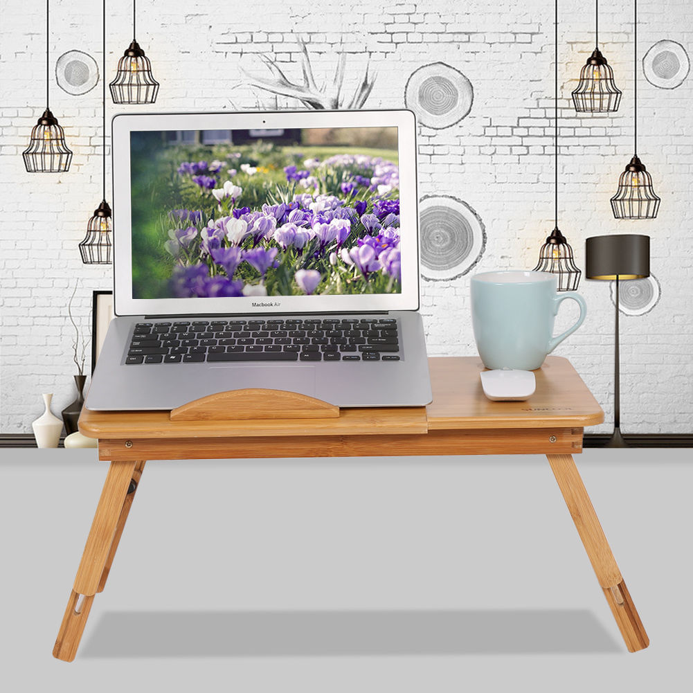 Bamboo Laptop Table - Home Insight