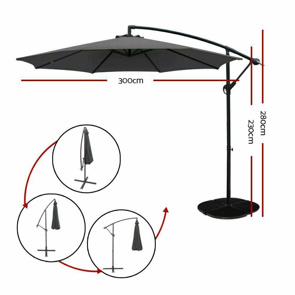 Cantilevered Outdoor Umbrella - Home Insight