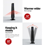 Oscillating Tower Heater and Fan