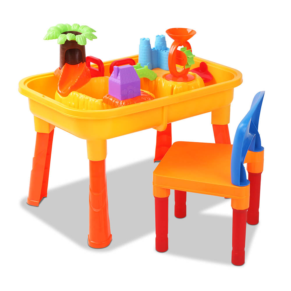 Kids Table & Chair Sandpit Set