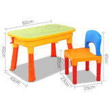 Kids Table & Chair Sandpit Set