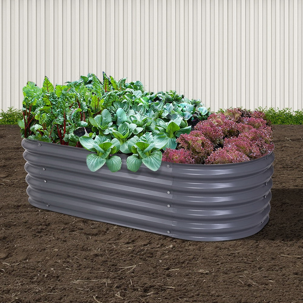 Rounded Raised Garden Bed