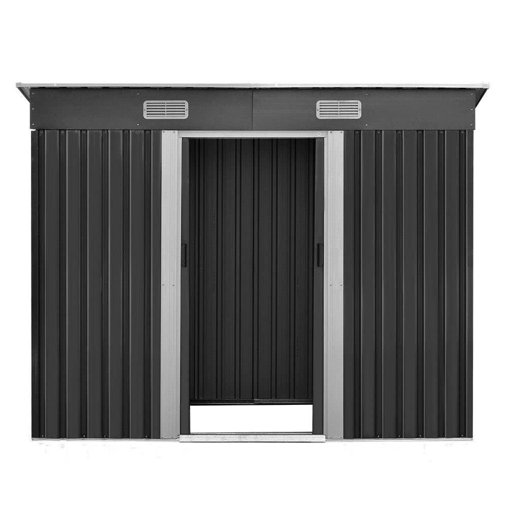 Garden Storage Shed with Sliding Door