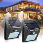 4 Motion-Sensing Solar Indoor/Outdoor Lights