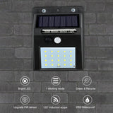 4 Motion-Sensing Solar Indoor/Outdoor Lights