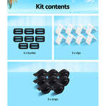 Swimming Pool Cover Roller Straps Kit