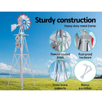 Ornamental Windmill with Thermometer and Rain Gauge