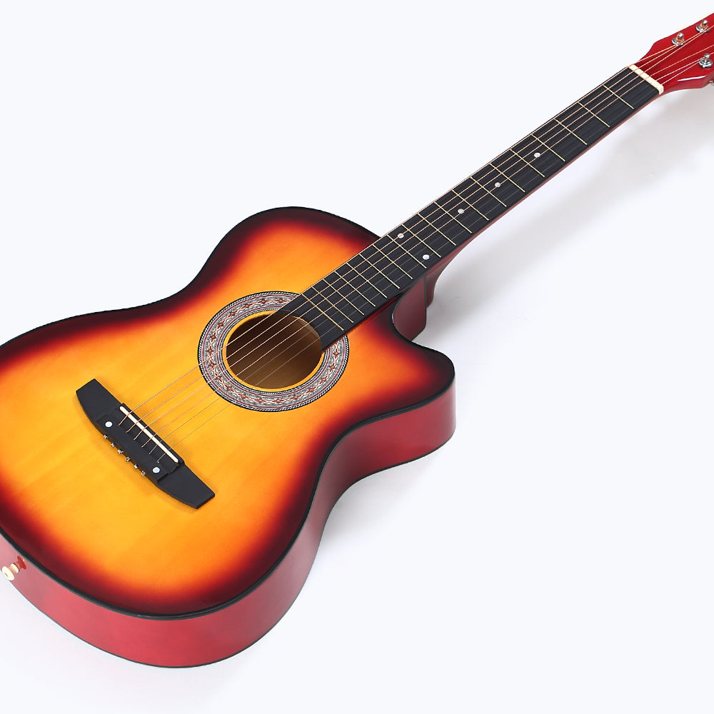 Wooden Acoustic Guitar - Home Insight