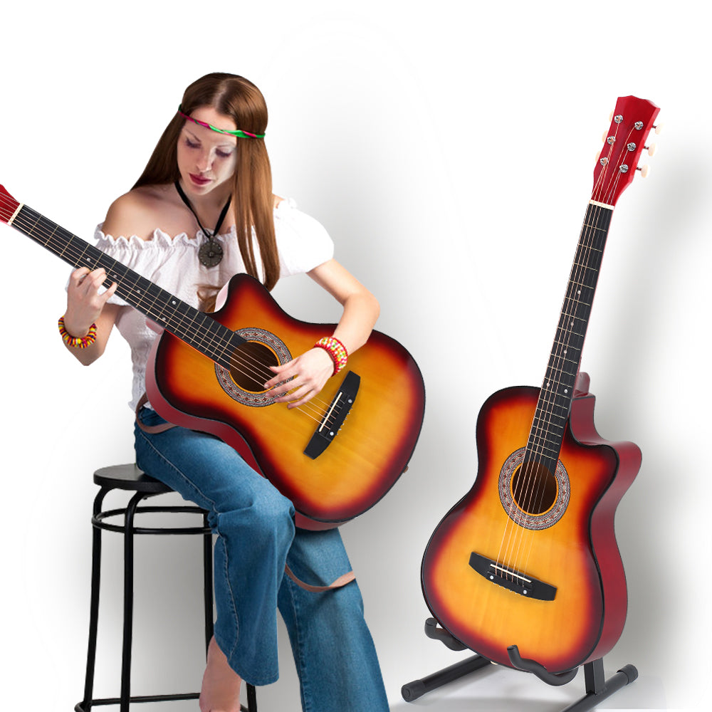 Wooden Acoustic Guitar - Home Insight