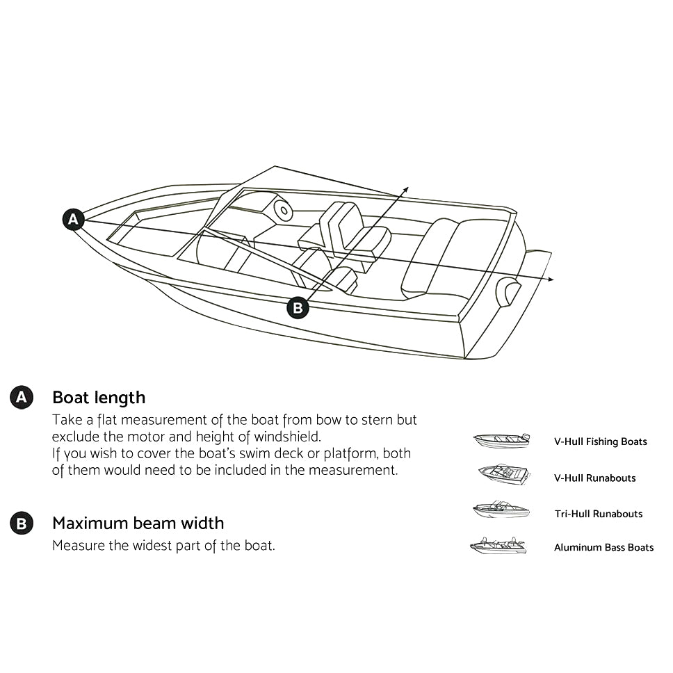 Boat Cover (12-18.5 ft) - Home Insight