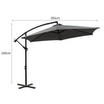 Cantilevered Outdoor Umbrella (M)